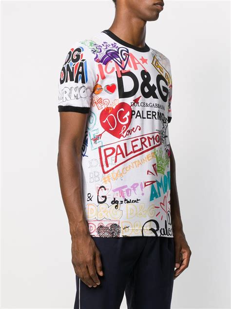 dolce gabbana shirt rt|dolce and gabbana graphic tees.